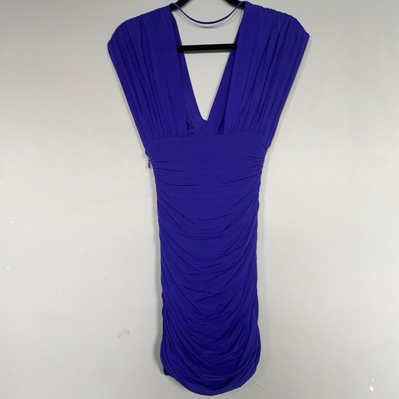 BCBGMAXAZRIA Nevis Regal Blue/Purple Dress - Picture 4 of 7